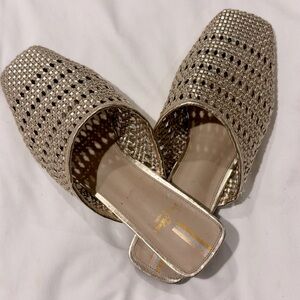Sam Edelman slides. Gold. Size 7.5. Brand New!
